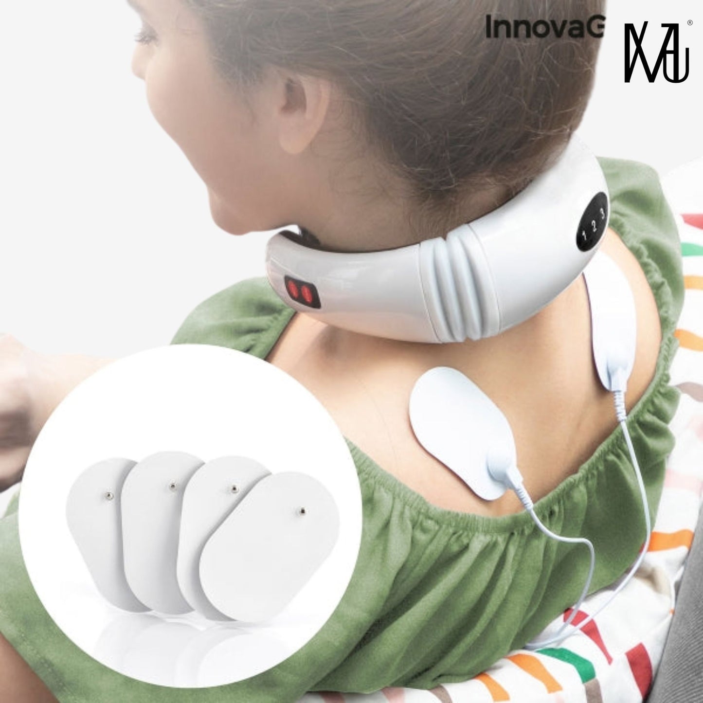Pack de parches masajeador de cuello (4 uds.)