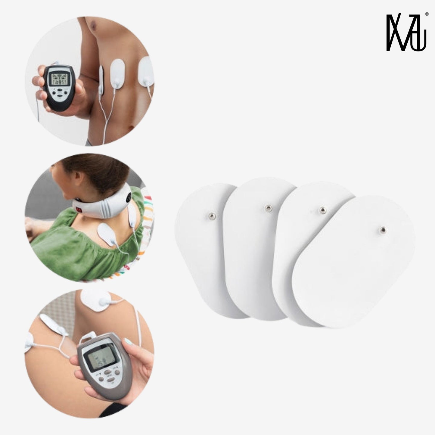 Pack de parches masajeador de cuello (4 uds.)