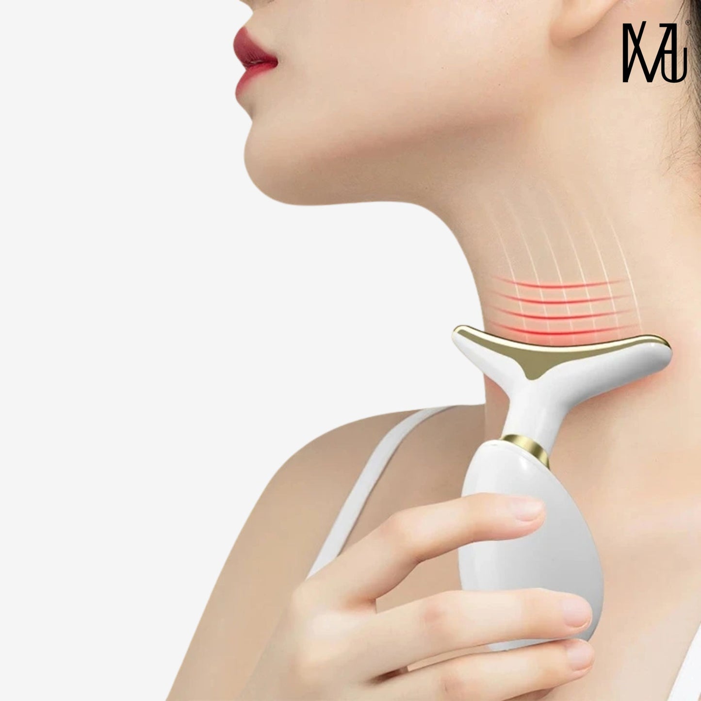 Masajeador de cuello y papada con vibración